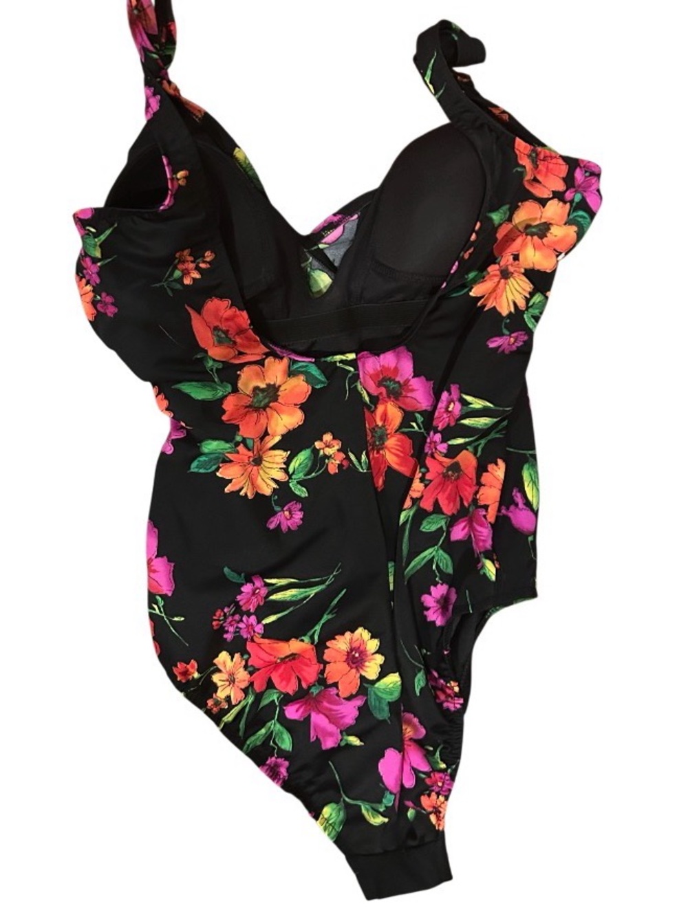 Miracle Suit Black Floral One-Piece Swimsuit - Picture 2 of 2